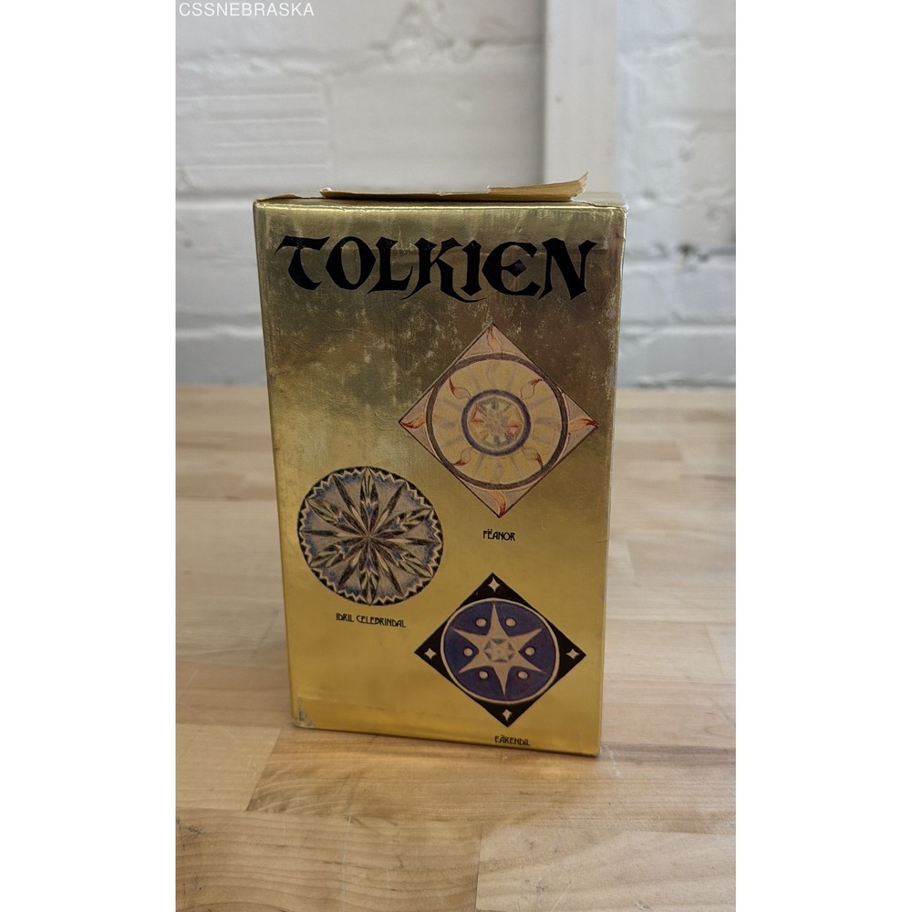 Lord Of The Rings 1975 Gold Book Set J.R.R. Tolkien Vol 1-4 Ballantine Books